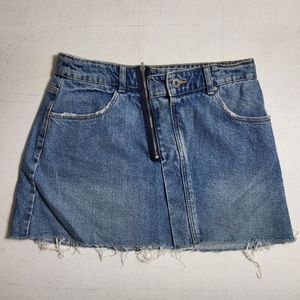 Zara Blue Denim Mini Skirt